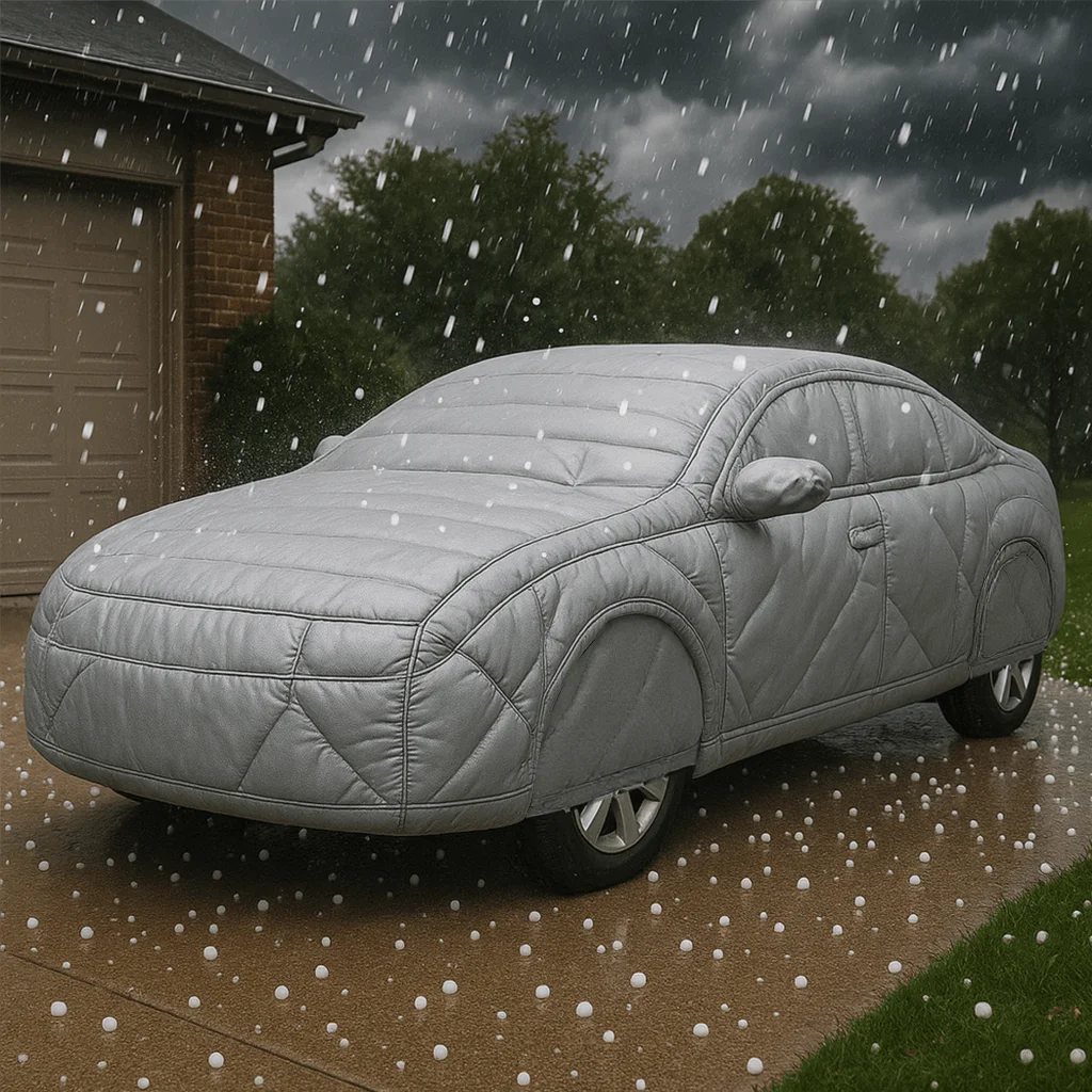 Heavy-Duty Hail Protection Sedan Car Cover (复制) - 图片 3