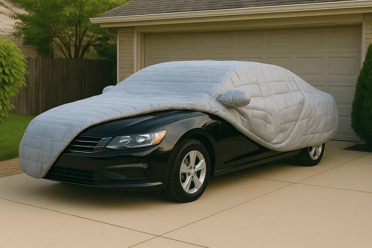 Heavy-Duty Hail Protection Sedan Car Cover (复制) - 图片 2